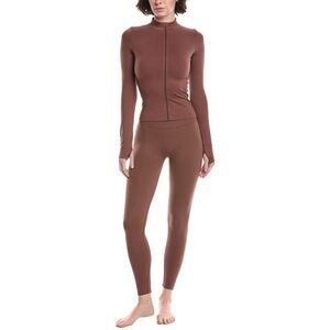 Phat Buddha Womens 2Pc Top & Legging Set, Brown